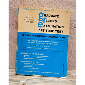 How to Pass High on the Graduate Record Examination Aptitude Test📘
